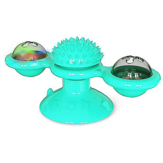 Cat Toy, Cat Toy Windmill, Interactive Cat Toy 1pcs blue