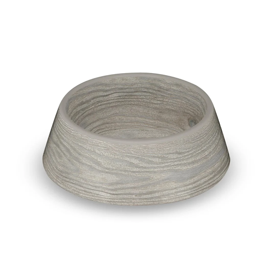 Maribel Grey French Oak Pet Bowl