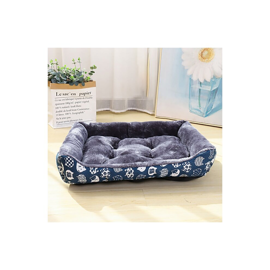 (Navy blue, XXL) Pet Dog Bed Sofa Mats Pet Products Chiens Animals Accessories Dogs Basket Supplies of Large Medium Small House Cushion Cat Bed