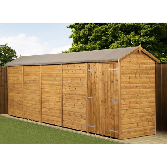 20 ft. W x 4 ft. D Solid Wood Garden Shed