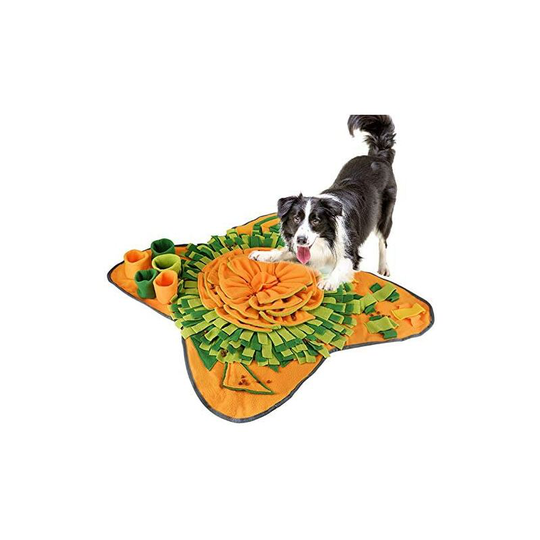 Gdrhvfd - Dog Snuffle Mat, Snuffle Mat Dog Training Toy, Pet Training Mat Interactive Puzzle Dog Toys,Pet Cleaning Tool