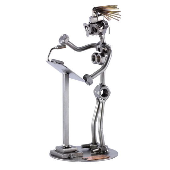 Speaker at the Desk Screw Man