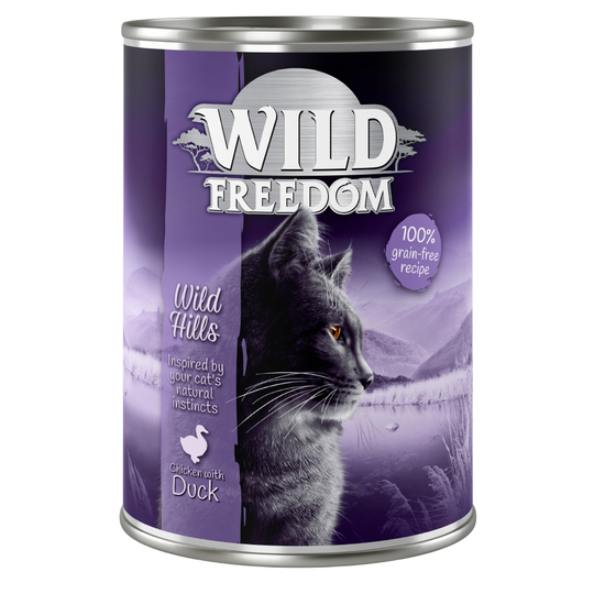 Wild Freedom Adult Saver Pack 24 x 400g - Wild Hills - Duck & Chicken