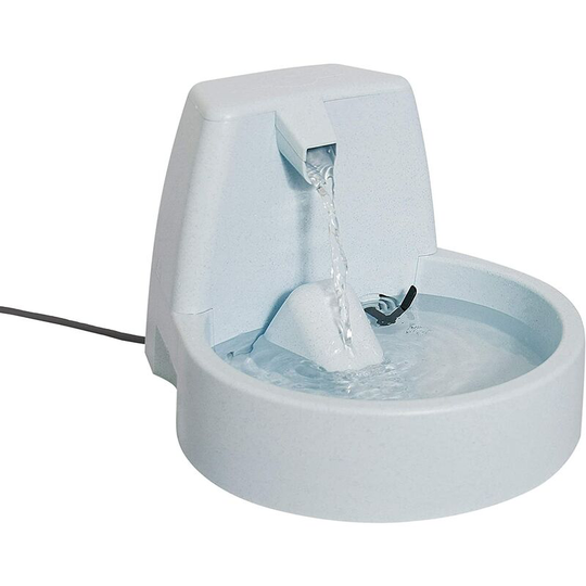 Benobby Kids - Cascade fountain for small dogs and cats 1.5 l - Fresh water - Adjustable flow rate - Retains odors and bacteria - Ramp for quieter