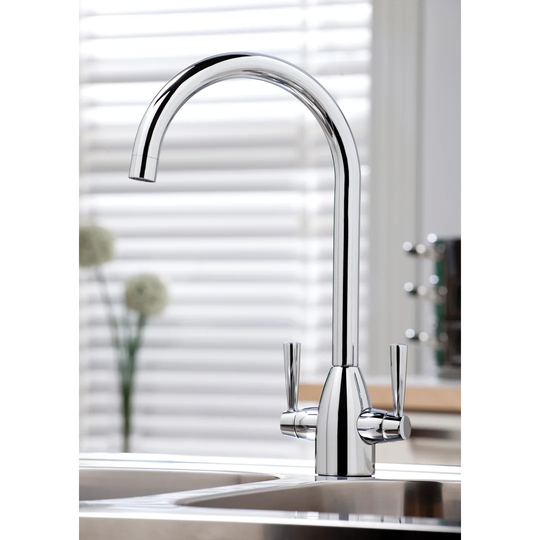Amicia Twin Lever Monobloc Tap