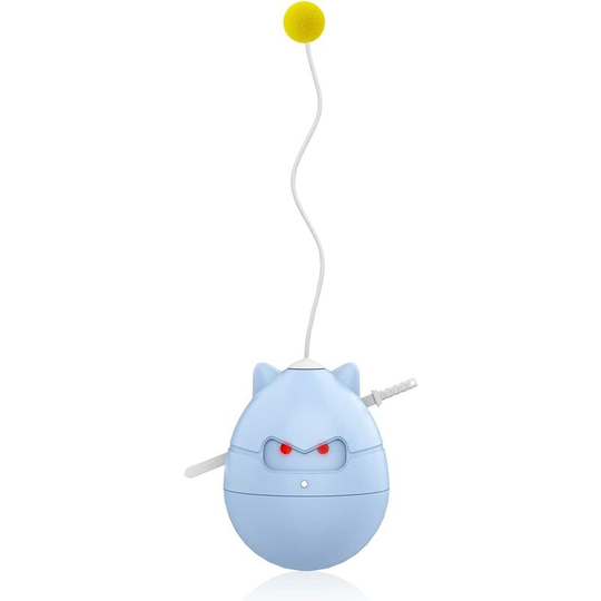 Indoor Cat Interactive Cat Ball Toy, Automatic Roll Motion Activated Ninja Tumbler Spinning Egg
