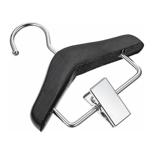 Black pet apparel hangers 1pc pet apparel hanger dog clothing hanging rack pet dress pants clip han - Muff