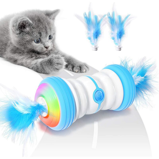 Heguyey - Interactive cat toy for indoor cats Irregular moving automatic toy