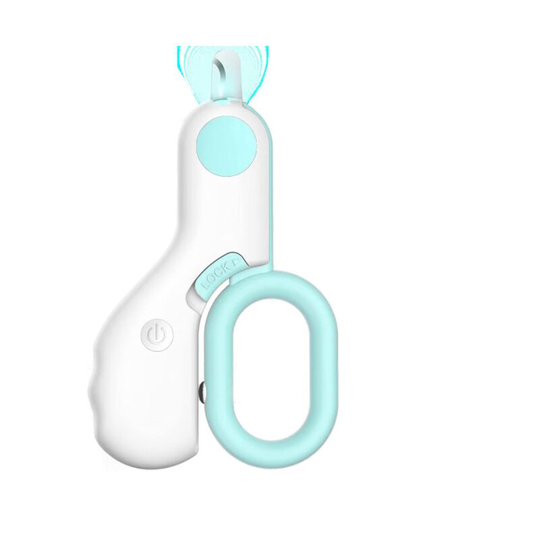 Cat Rabbit Dog Nail Clippers and Trimmers with Light to Avoid Overcutting Professional Small Animal Grooming Tool Nail Clippers (Blue)