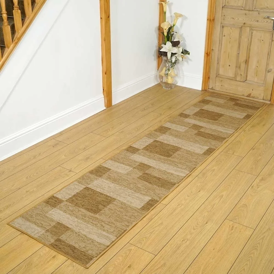 Tuna Icona Looped/Hooked Brown/Beige Rug