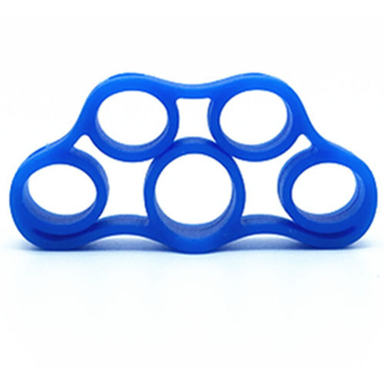 Royal Blue Silicone Finger Training Puller Mouse Hand Finger Exercise Trainer Small Five Finger Fitness Puller-Finger Stretching Exerciser Finger