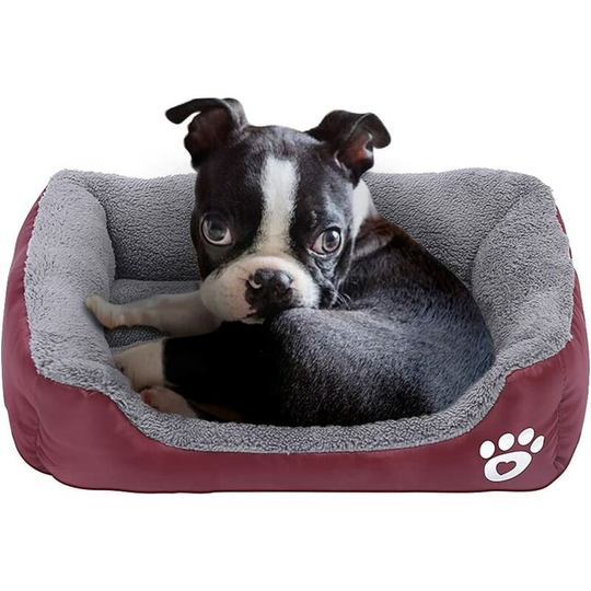 Dog Bed, Waterproof Pet Mat Pad and Sleeping Pad for Kitty Cat and Small Puppy Dog, Soft and Washable (Red)