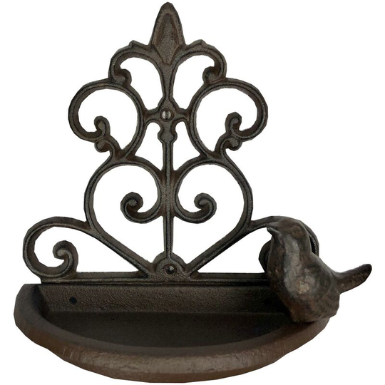 Conwy Cast Iron Wall Mounted Bird Feeder