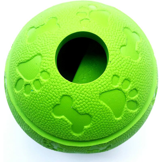Green rubber chew toys for small, medium and large dogs