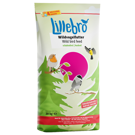 4kg/20kg Lillebro Husked Wild Bird Food - 20% Off!* - 20kg