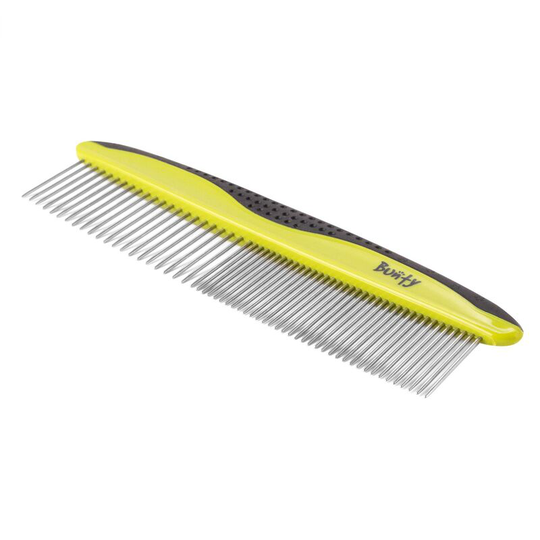 Dog Puppy Pet Grooming Comb Brush Cleaning Groom Hair Fur Metal Detangle Tool - Bunty