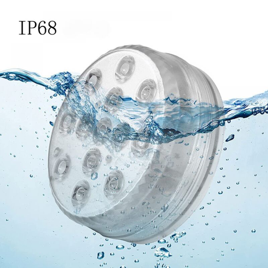 Thsinde - Pool Light Bulb, Waterproof Underwater Multicolor Pool Spotlight with Remote Control, Above Ground Pool Light for Fish Tank, Spa, Swimming