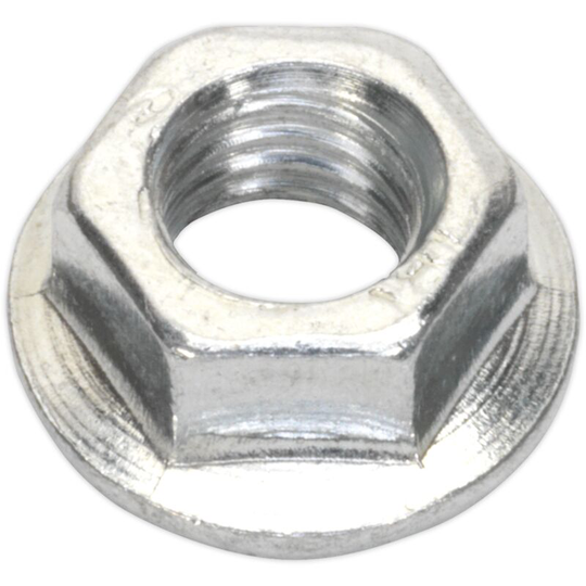 Sealey - FN5 Flange Nut Serrated M5 Zinc Pack of 100