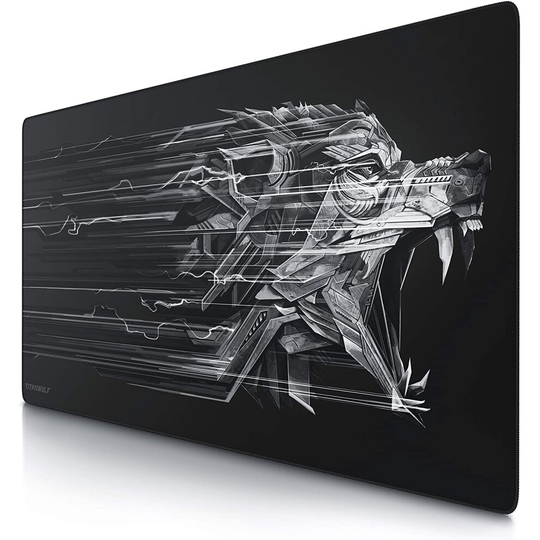 TITANWOLF - Extra Large Gaming Mouse Mat 1200x600mm Oversize - XXL Mouse Pad - Desk Pad XXXL Extended - Mice Mat Pad For...