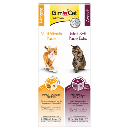 GimCat Multivitamin + Malt Dual Pack - 2 x 50g