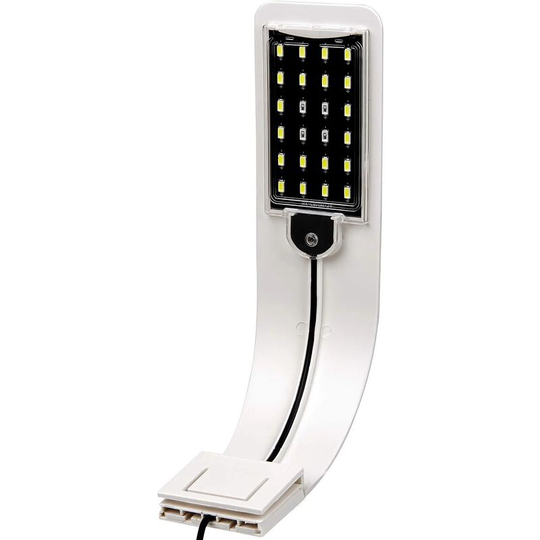 Led Aquarium Lamp Super Slim Aquarium Lighting with White and Blue Light, 2.5A, White