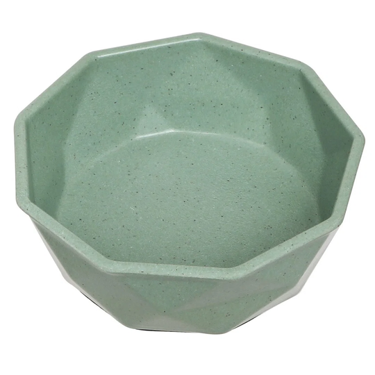 Bamboo Geo Pet Bowl