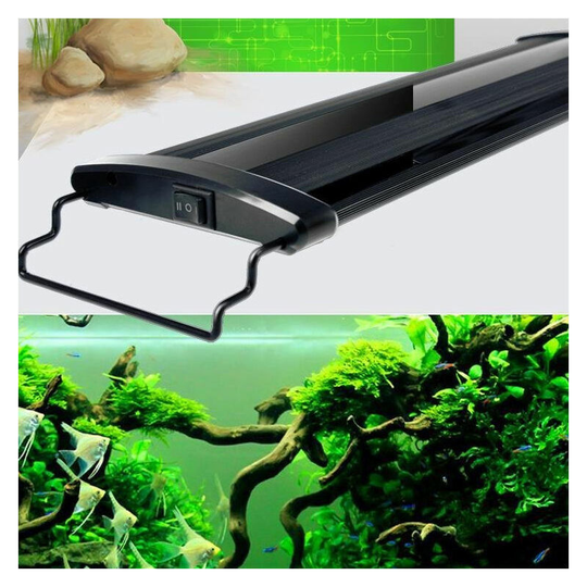 Monly - led Aquarium Light, Freshwater Aquarium led Ramp Light, Aquarium Plant Light, 2 Modes led Aquarium Light 30cm, us Standard