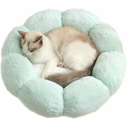 Pet Kennel Cat Flower Winter Warm Plush Kennel Four Seasons Round Dog Kennel Cat Bed Cat Bed s