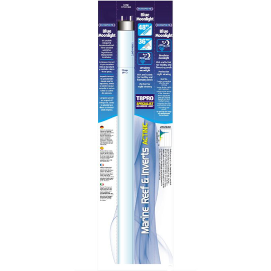 Blue Moonlight 36W T8 Aquarium Light 48' - Interpet