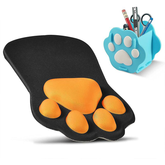 Thsinde - Cute Ergonomic Mouse Pad With Wrist Support Gel- Pain Relief Mouse Pads For Laptop & Computer For Kids And Lover