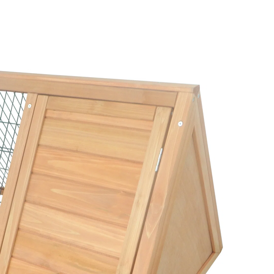 Maximillian Weather Resistant Rabbit Hutch with Ramp