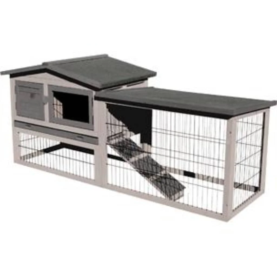 Flamingo Rabbit Hutch Rainbow Cottage