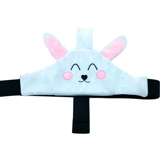 Sun Flowergb - Children's car seat adjustable headband bracket panda pattern children's car seat baby sleep band (rabbit strap)