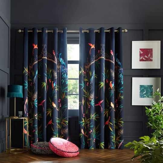 Enchanted Gate Navy Gold Eyelet Rmc
