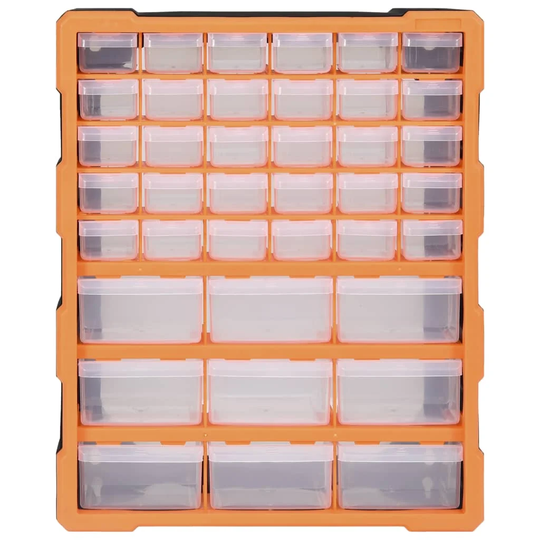 Multi-Drawer Plastic Organiser Boxes