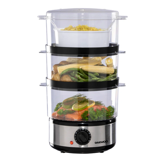 Daewoo 3 Tier 7L Food Steamer