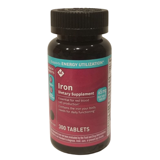 Member's Mark Iron 65 mg, 300 Tablets