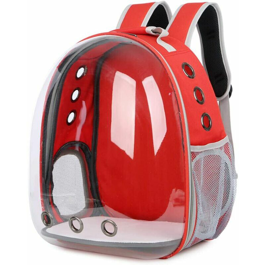 Langray - Cat Backpack: Rabbit Carrier Bags Small Dog Pet Carrier Transparent Bubble Capsule Kitten Travel Puppy Small Carrier Hamster Cat Carrier