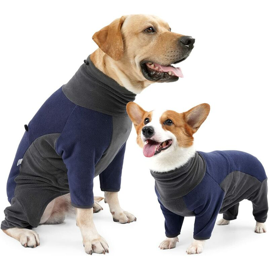 FVO - Winter Coats for Dogs Fleece Jacket Winter Clothes for Small, Medium and Large Pets Indoor and Outdoor Clothes Small
