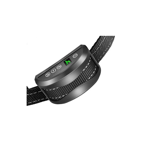 Tinor - Dog Anti Bark Collar - 3 Modes Electric Shock/Vibration/Sensitivity Automatic Harmless Training Aid IP65 Rechargeable Battery Adjustable