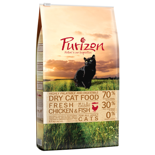 Purizon Adult Grain-Free Chicken with Fish - 6.5kg