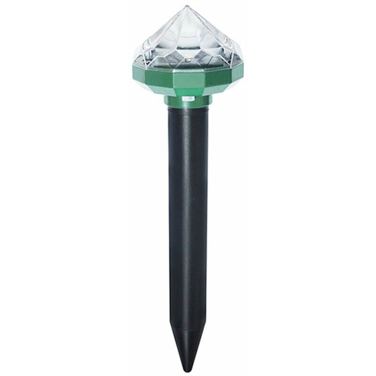 Solar Mole Repeller Ultrasonic Outdoor Waterproof Propels Vole Gopher Snake Rodent