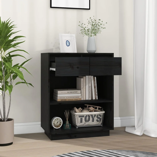 Kobyn Solid Wood Accent Cabinet