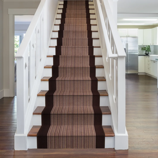 Allante Looped Brown Stair Runner