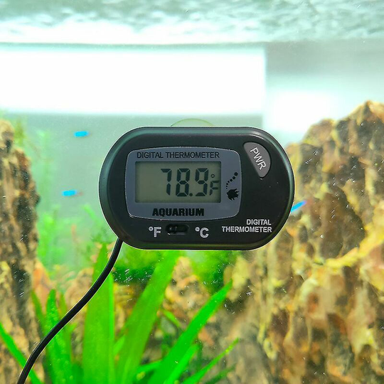 Digital Aquarium Thermometer Fish Tank Aquarium Accessories - Blue