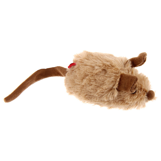 Automatic Cat Mouse Toy with Realistic Sounds Brown