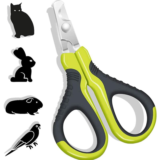 Cat Nail Clipper Scissors, Stainless Steel Nail Scissors for Cats, Dogs, Rabbits, Birds and Small Animals