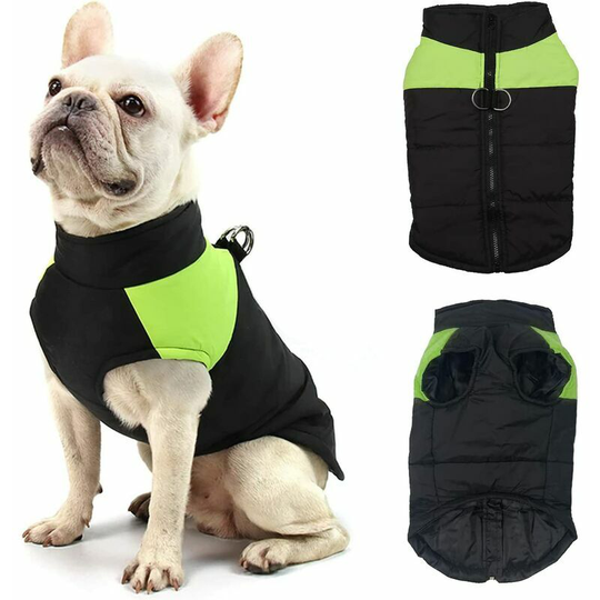 Morejieka - Cotton Waterproof Dog Vest,rlife Pet Vest,Dog Coat Autumn Winter,Dog Coat Autumn Winter for Small to Medium Sized Dog,Warm Dog Clothes