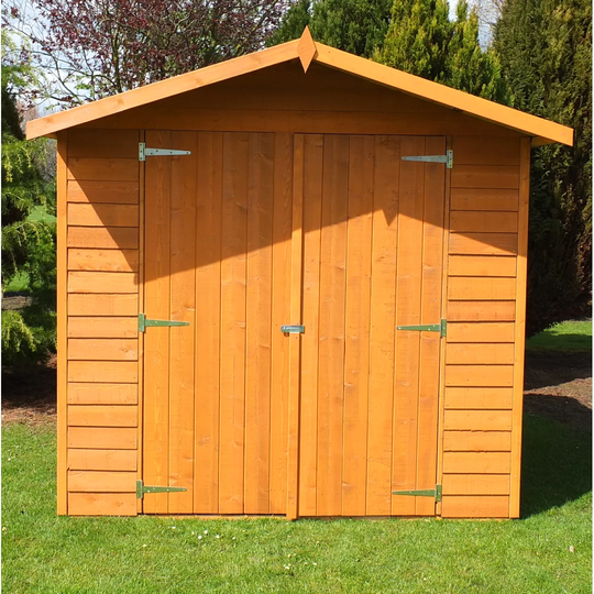 Overlap Shed Pressure Treated 7 x 7 With Double Door