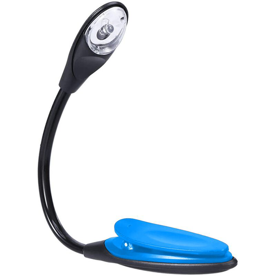 Handy Portable Travel Book Reading Light Mini led Clip Reading Light Fine Handy Portable Travel Book Reading Light Mini led Clip Reading Light, Blue